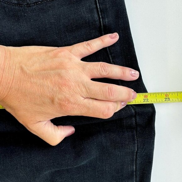 Tristan Black Jeans Slim Urban Straight Silhouette Size 12 - Picture 6 of 14